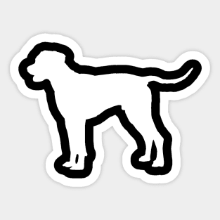 Rhodesian Ridgeback White Sticker